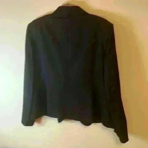 Kalispe Black Suit Jacket Italian Size 49/ US Size L - Picture 3 of 4
